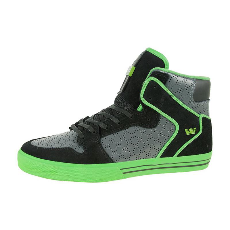 Supra VAIDER Sneaker High Damen Grau Schwarz Bestellen REXJQ6914